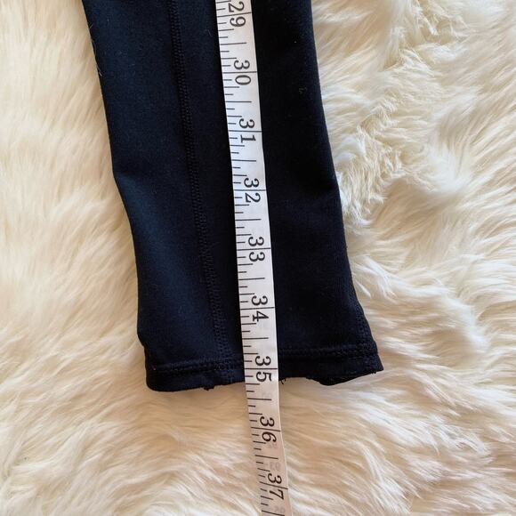 Zella Zip Ankle Striped Workout Yoga Athletic Leggings Medium - Picture 6 of 10